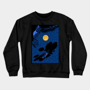 Halcyon Visits the Moon Crewneck Sweatshirt